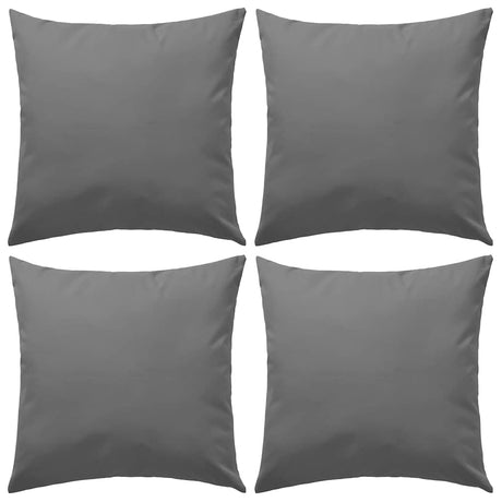 Vidaxl buitenkussens 45x45 cm grijs 4 st