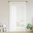 Vidaxl draadgordijnen 2 st 100x250 cm wit