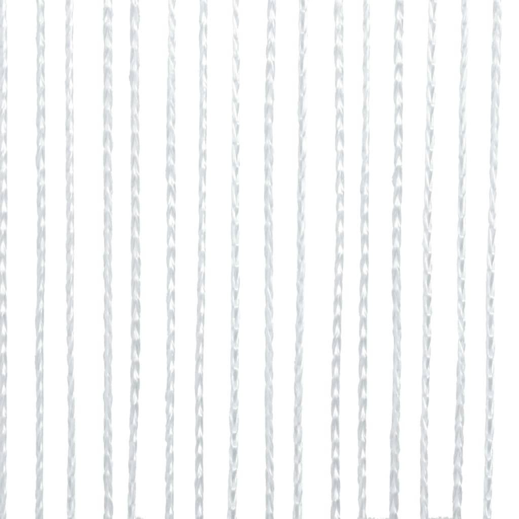 Vidaxl Wire curtains 2 pcs 100x250 cm white