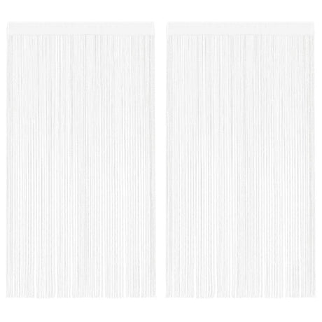 Vidaxl draadgordijnen 2 st 140x250 cm wit