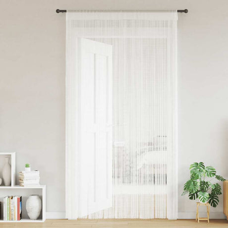 Vidaxl draadgordijnen 2 st 140x250 cm wit