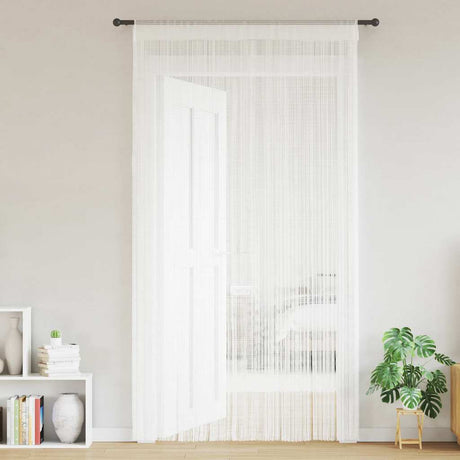 Vidaxl draadgordijnen 2 st 140x250 cm wit