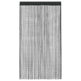 Vidaxl draadgordijnen 2 st 140x250 cm zwart