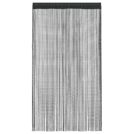 Vidaxl draadgordijnen 2 st 140x250 cm zwart