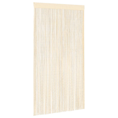 Vidaxl draadgordijnen 100x250 cm crème 2 st