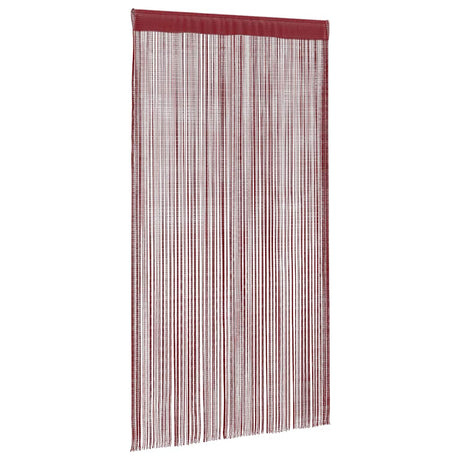 Vidaxl dradengordijnen 100x250 cm wijnrood 2 st
