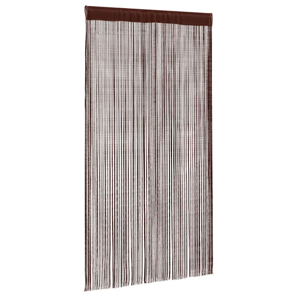 Vidaxl draadgordijnen 140x250 cm bruin 2 st