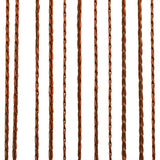 Vidaxl wire curtains 140x250 cm brown 2 pcs