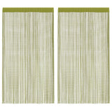 Vidaxl draadgordijnen 100x250 cm groen 2 st