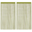 Vidaxl draadgordijnen 140x250 cm groen 2 st
