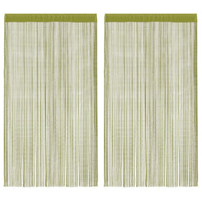 Vidaxl draadgordijnen 140x250 cm groen 2 st