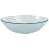 Vidaxl Washbasin hardened glass 42 cm Matt glass