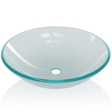 Vidaxl Washbasin hardened glass 42 cm Matt glass