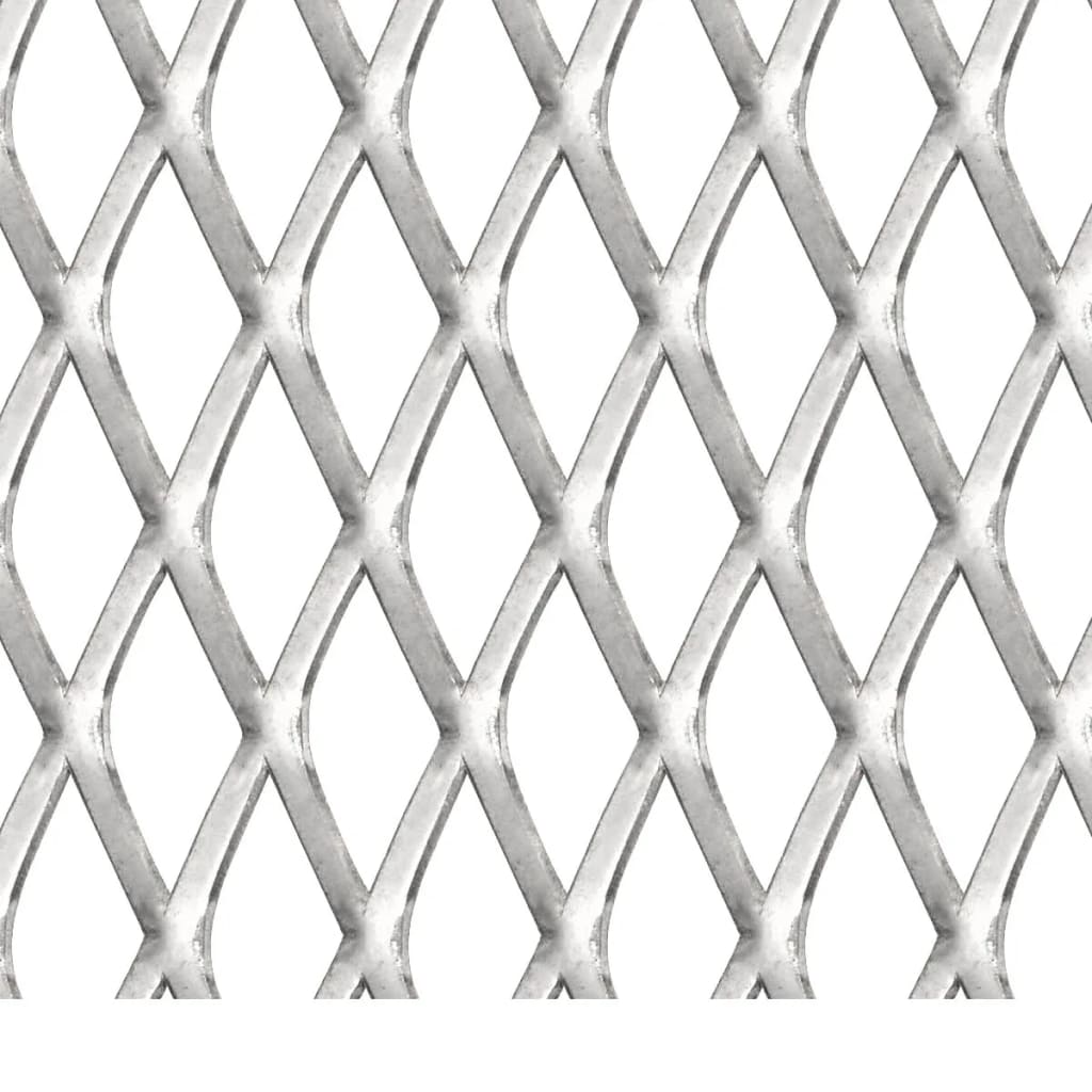 Vidaxl wire fence 50x50 cm 30x17x2.5 mm stainless steel