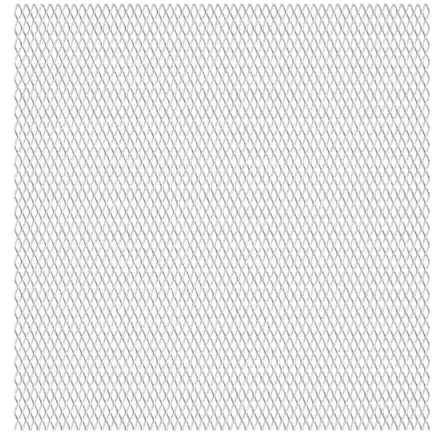 Vidaxl draadhek 100x85 cm 45x20x4 mm roestvrij staal