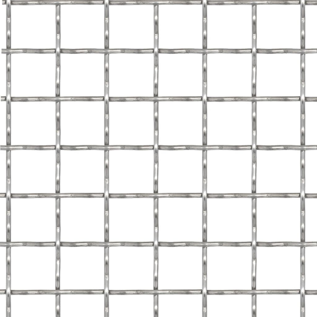 De Vidaxl Dras Fence wécke mesh 100x85 cm 11x11x2 mm Edelstol