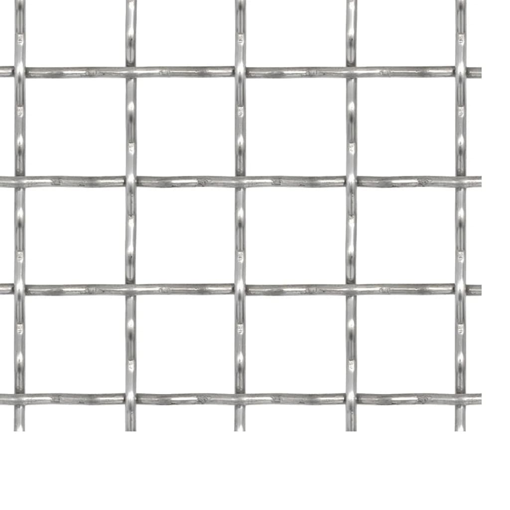 De Vidaxl Dras Fence wécke mesh 100x85 cm 11x11x2 mm Edelstol