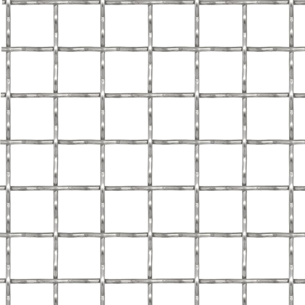 De Vidaxl Wire Gate wécke mesh 100x85 cm 31x31x3 mm Edelstol