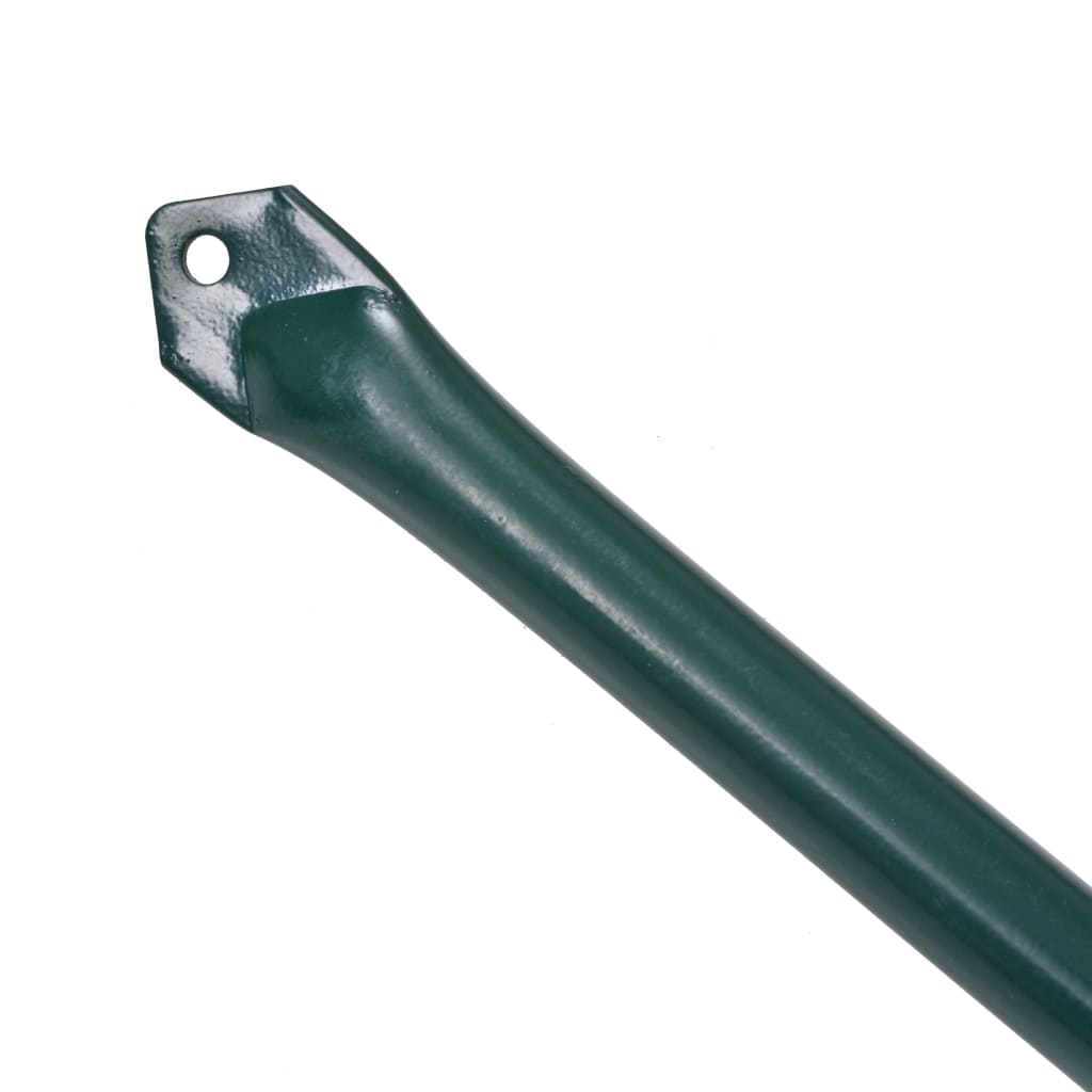 Vidaxl Garden Postes 1.5 M Metal Green 10 PCS