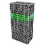 Vidaxl Gabion Stones 25 kg di vetro verde 60-120 mm