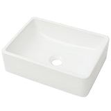 Vidaxl Washbasin White 41x30x12 cm Ceramika