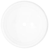 Vidaxl wastafel rond 40x15 cm keramiek wit