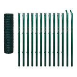 Vidaxl HEK 25x1.7 m de acero verde