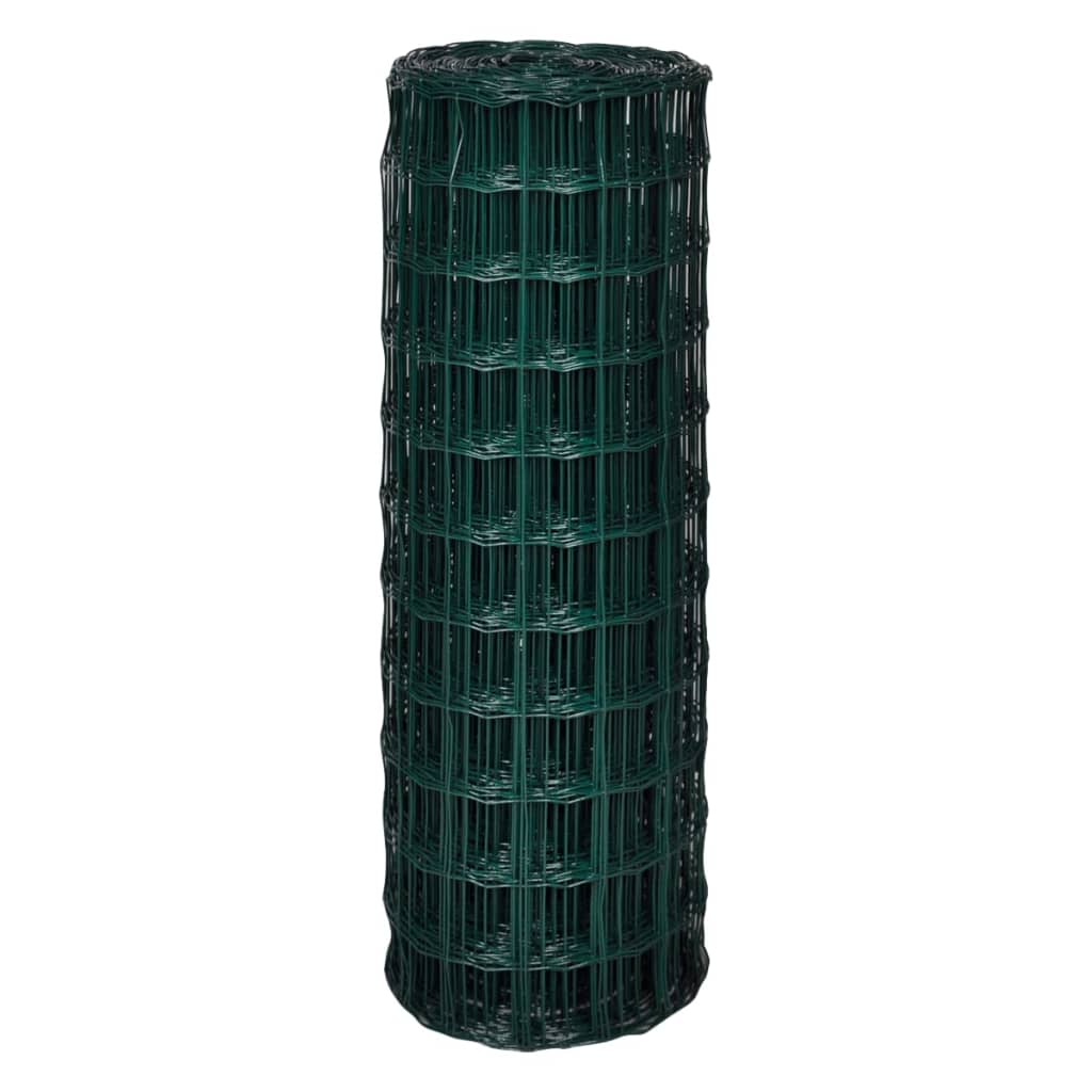 Vidaxl HEK 25x1.7 m de acero verde