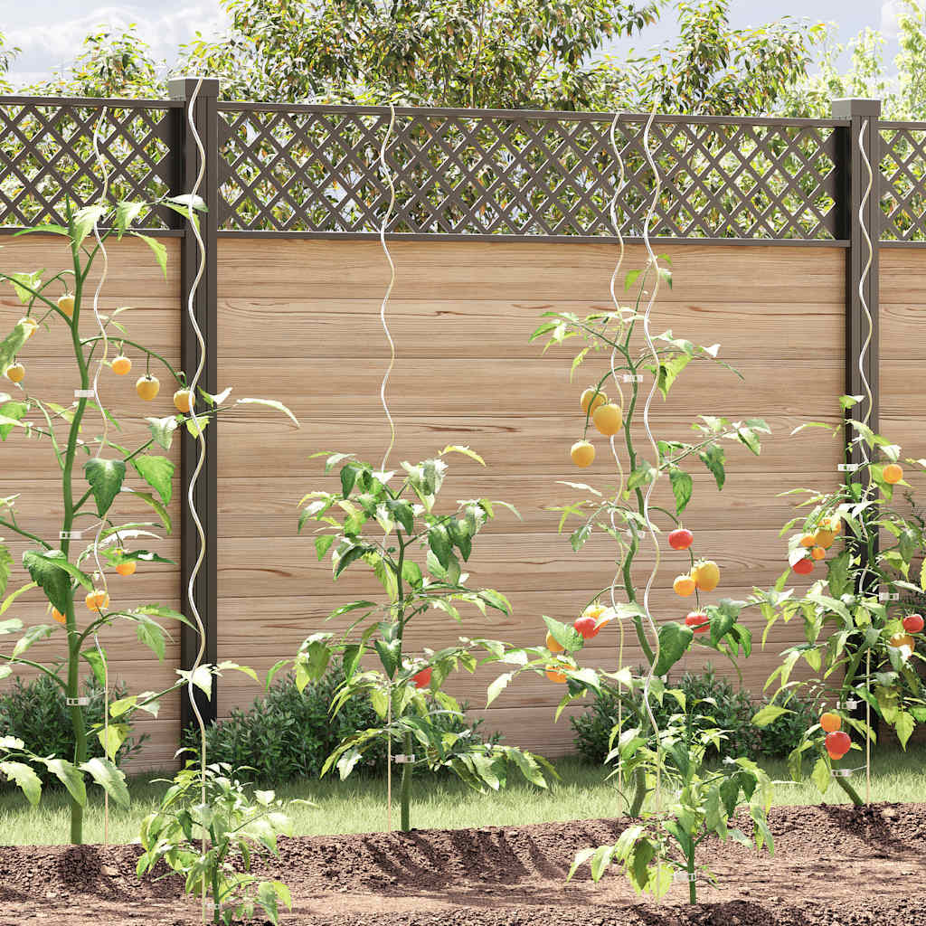 Vidaxl plantenstok spiraal 170 cm gegalvaniseerd staal 5 st