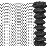 Vidaxl mesh fence 15x1.25 m steel gray