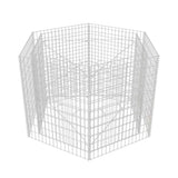 Vidaxl Gabion Planter Inginged Hexagonal 160x140x100 cm