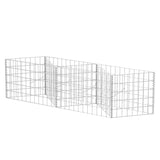 Vidaxl Gabion Basket 120x30x50 cm galvanisert stål