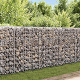 Vidaxl gabion mand 120x30x50 cm gegalvaniseerd staal