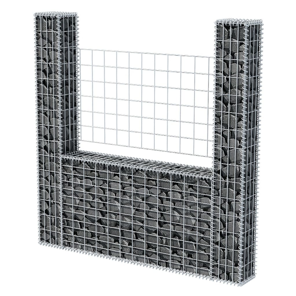 Vidaxl Gabion Panier en U 160x20x150 cm