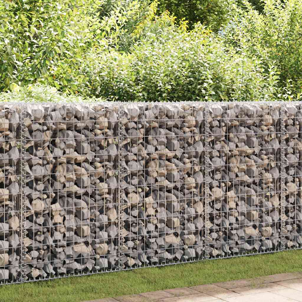 Vidaxl Gabion Basket 200x30x100 cm Acciaio zincato