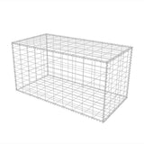 Vidaxl Gabion basket 100x50x50 cm galvanized steel