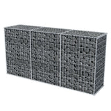 Vidaxl Gabion Basket 200x50x100 cm acier galvanisé