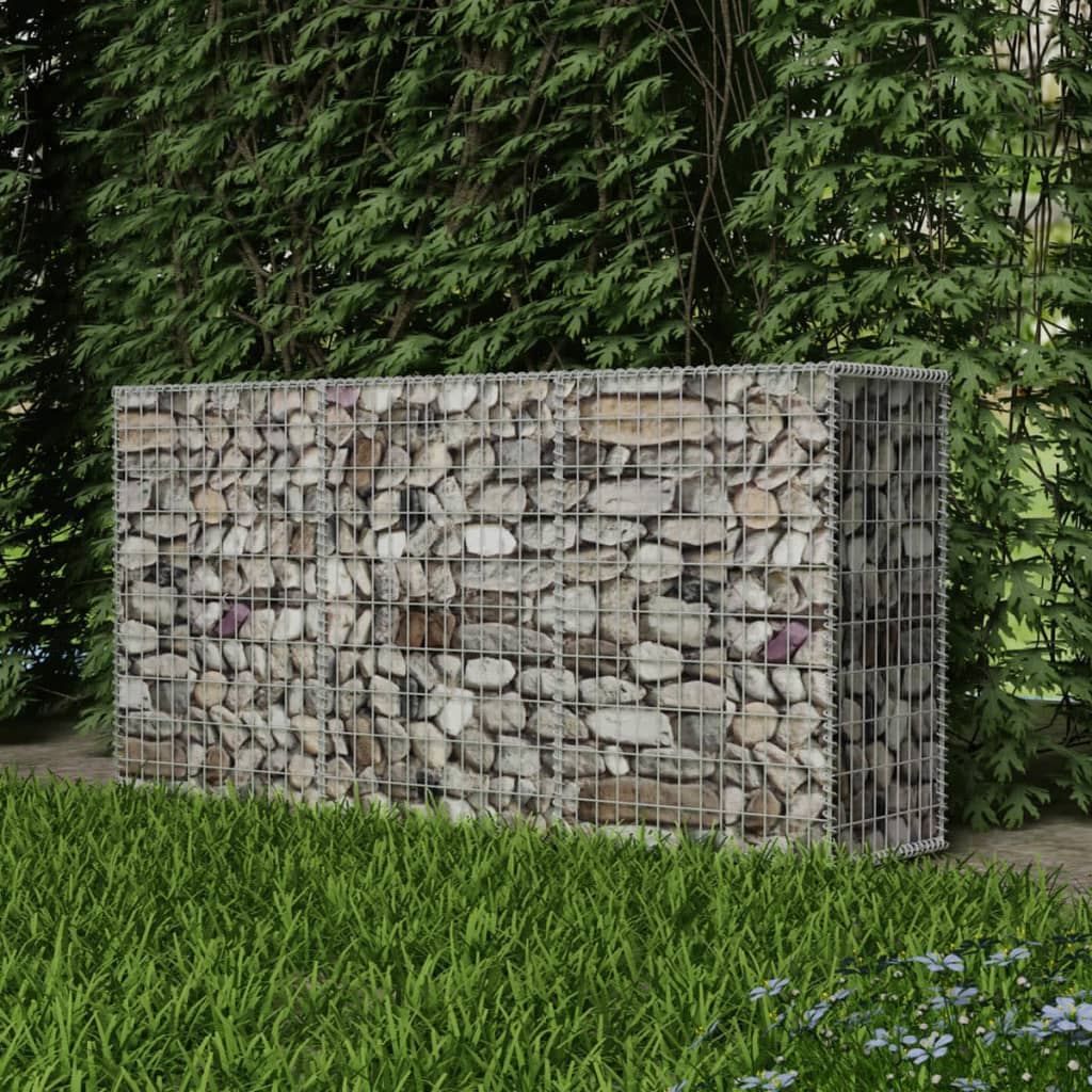 Vidaxl Gabion Basket 200x50x100 cm acier galvanisé