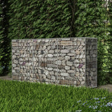 Vidaxl Gabion Basket 200x50x100 cm acier galvanisé