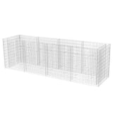 Vidaxl Gabion Planter elevado 360x90x100 cm de acero