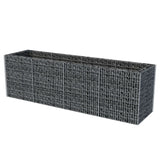 Vidaxl Gabion Planter elevado 360x90x100 cm de acero