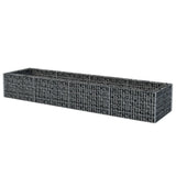 Vidaxl Gabion Planning Box je dvignil 360x90x50 cm jeklo