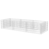 Vidaxl Gabion Planning Box hævet 270x90x50 cm stål