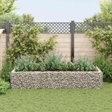 Vidaxl gabion plantenbak verhoogd 270x90x50 cm staal