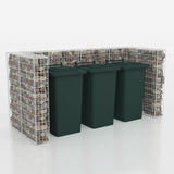 VIDAXL SCHANSKORF DREI -BREI -MAGBAGA -BIN -Umwandlung 250x100x120 cm Stahl