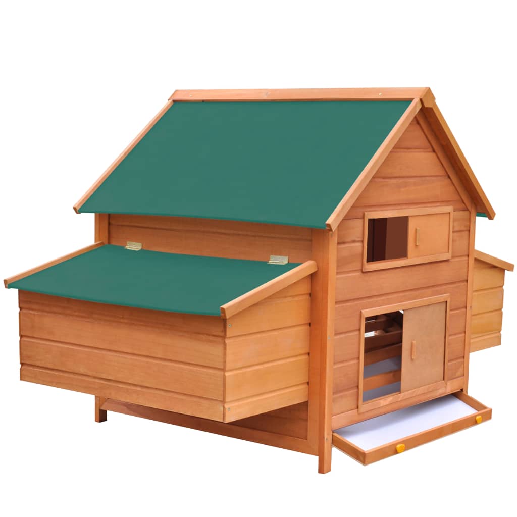 Vidaxl Chicken Coop 157x97x110 cm legno