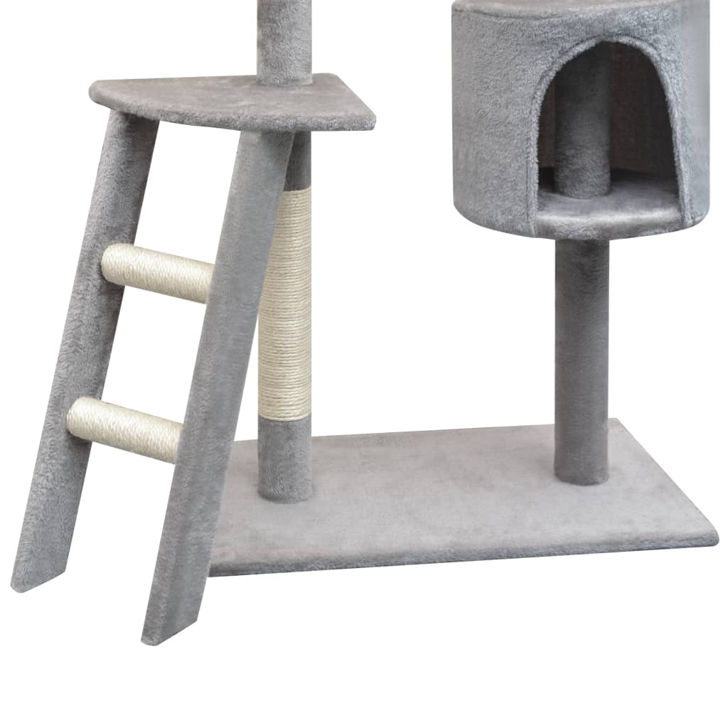 Vidaxl Cat Stracing Post avec sisal Scratch Posts 150 cm Gray