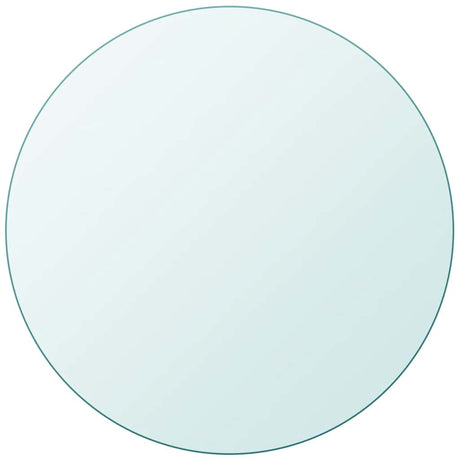 Vidaxl tafelblad van gehard glas 400 mm rond