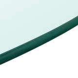 Vidaxl tafelblad van gehard glas 900 mm rond