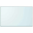 Vidaxl tafelblad van gehard glas 1000x620 mm rechthoekig